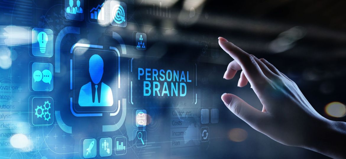 Personal branding brand development business education concept.